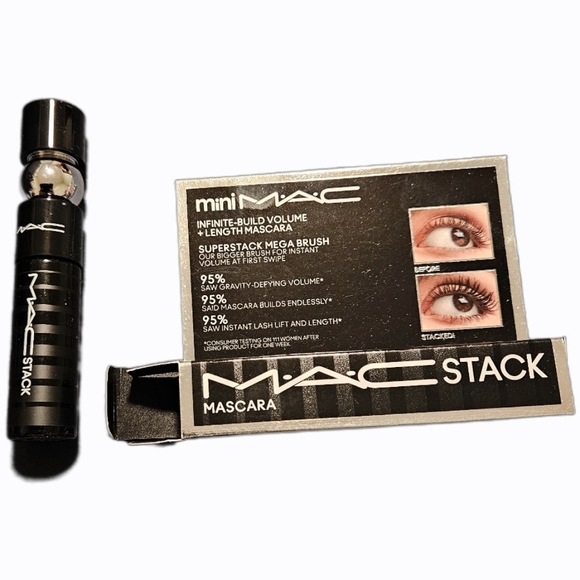 MAC Cosmetics | Makeup | Nwt Mac Mini Macstack Mascara Black | Poshmark